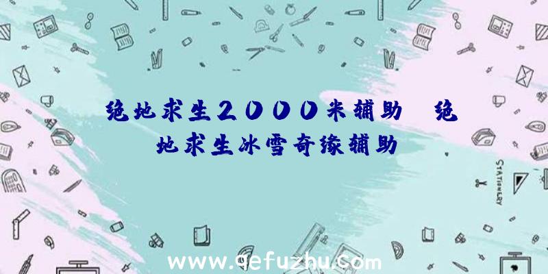 「绝地求生2000米辅助」|绝地求生冰雪奇缘辅助